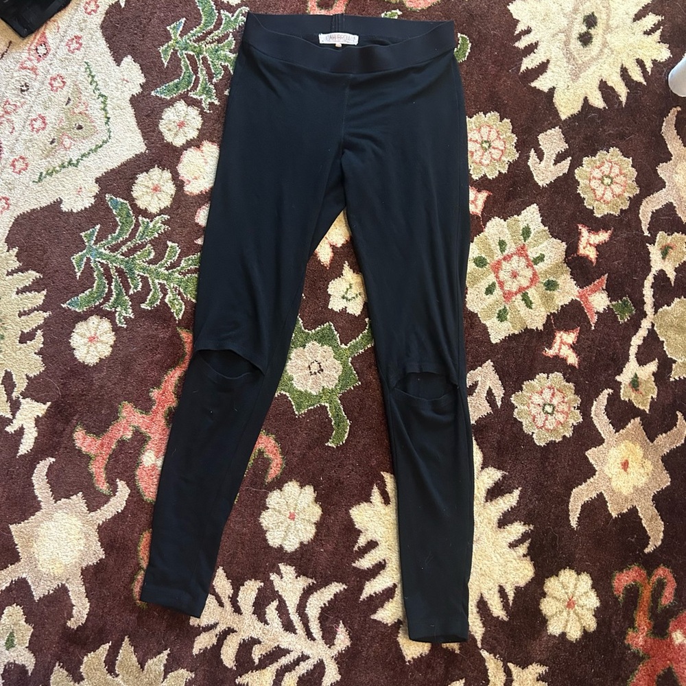 Josh brown high waist knee cutout leggings